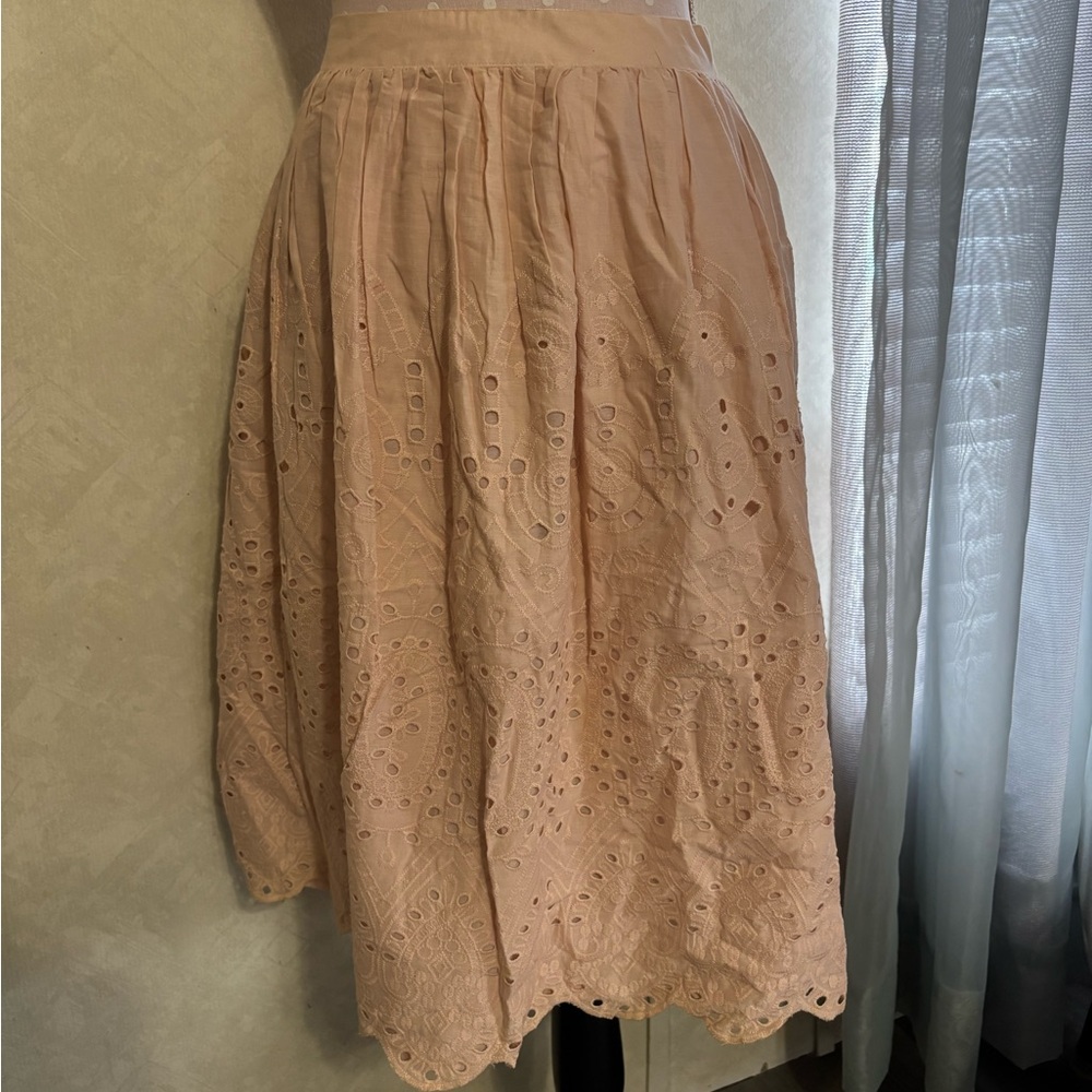 Forever 21 Pink Eyelet Skirt